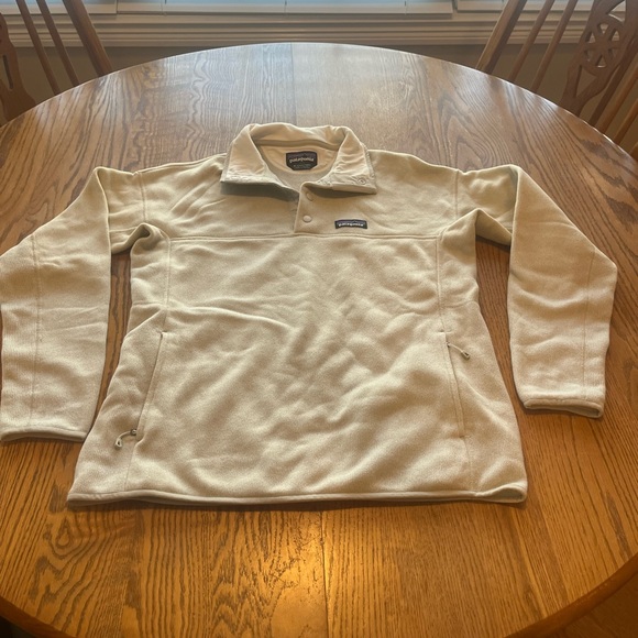 Patagonia Sweaters - Patagonia Women’s Better Sweater® 1/4-Zip Fleece-M Cream Off White Pullover